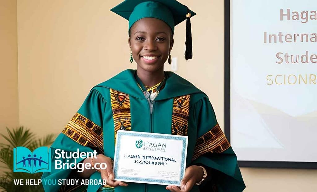Image of a recipient of the Hagan International Scholarship for Nigerian Students in USA.
