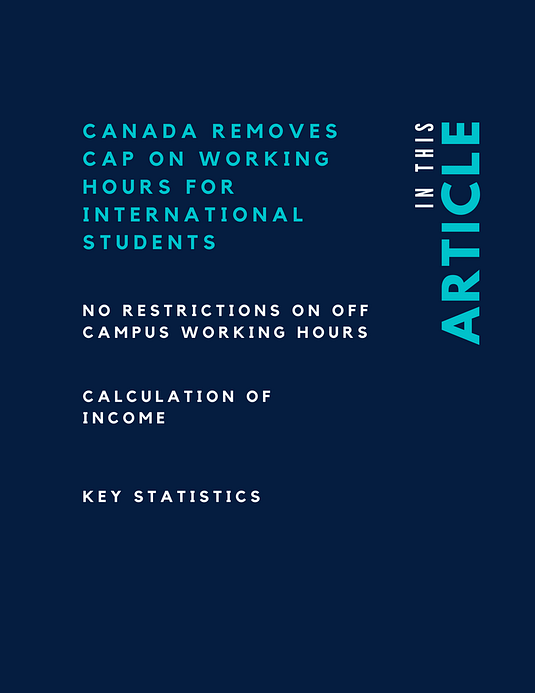 Canada increases offcampus work hours for international students
